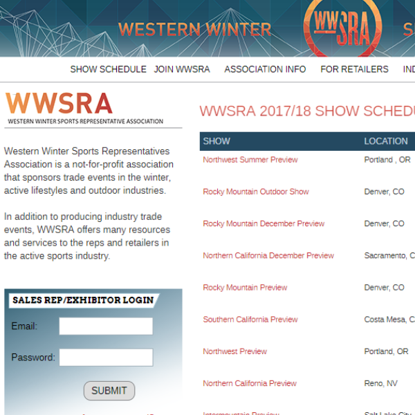 Western Winter Sports Reps Association (WWSRA)